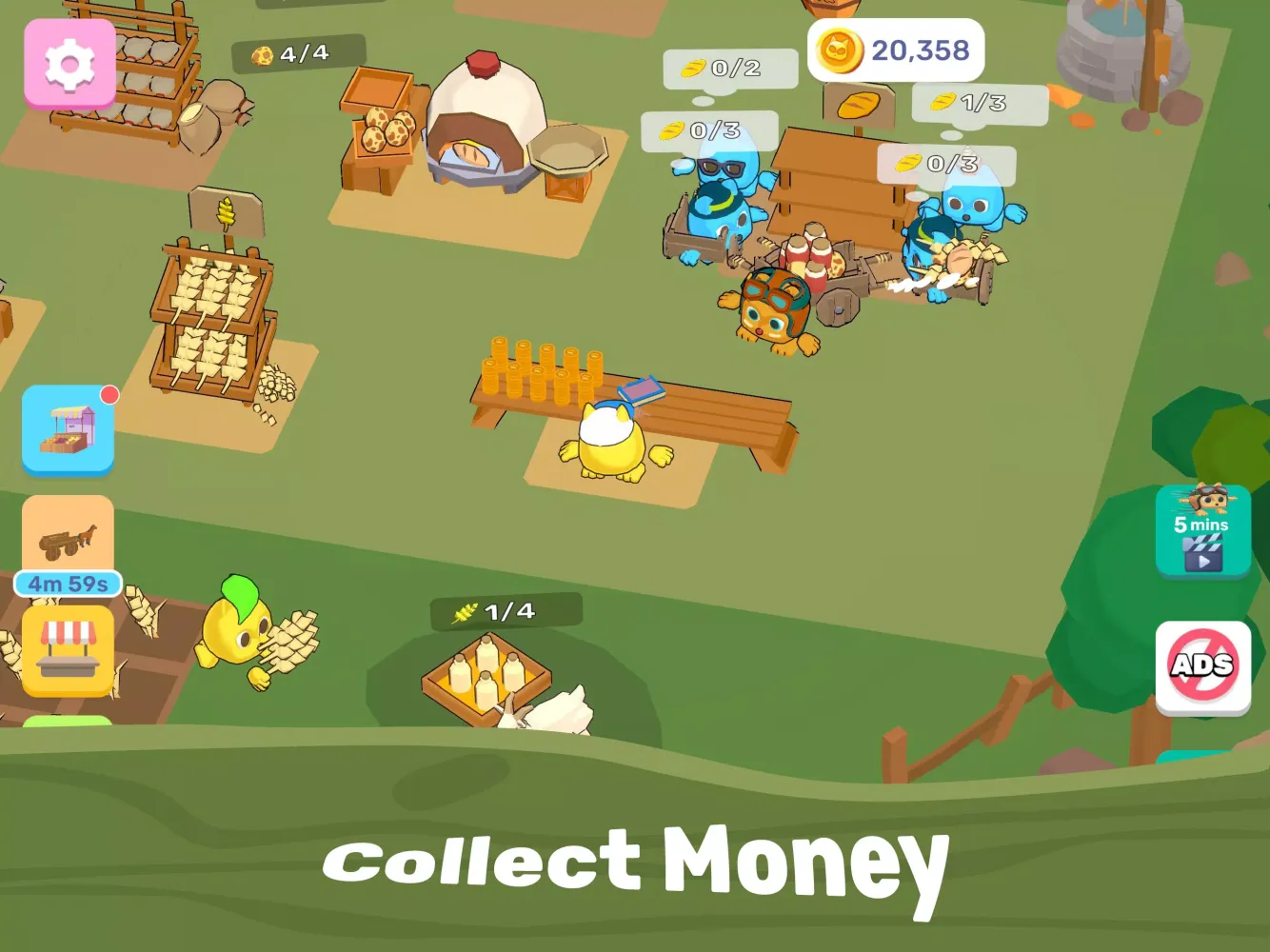 Neko Market: Farmland Idle স্ক্রিনশট