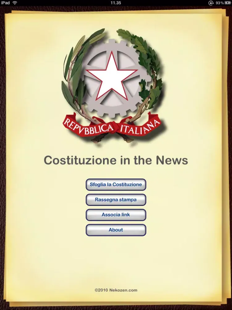 تصاویر Costituzione In The News iPad 