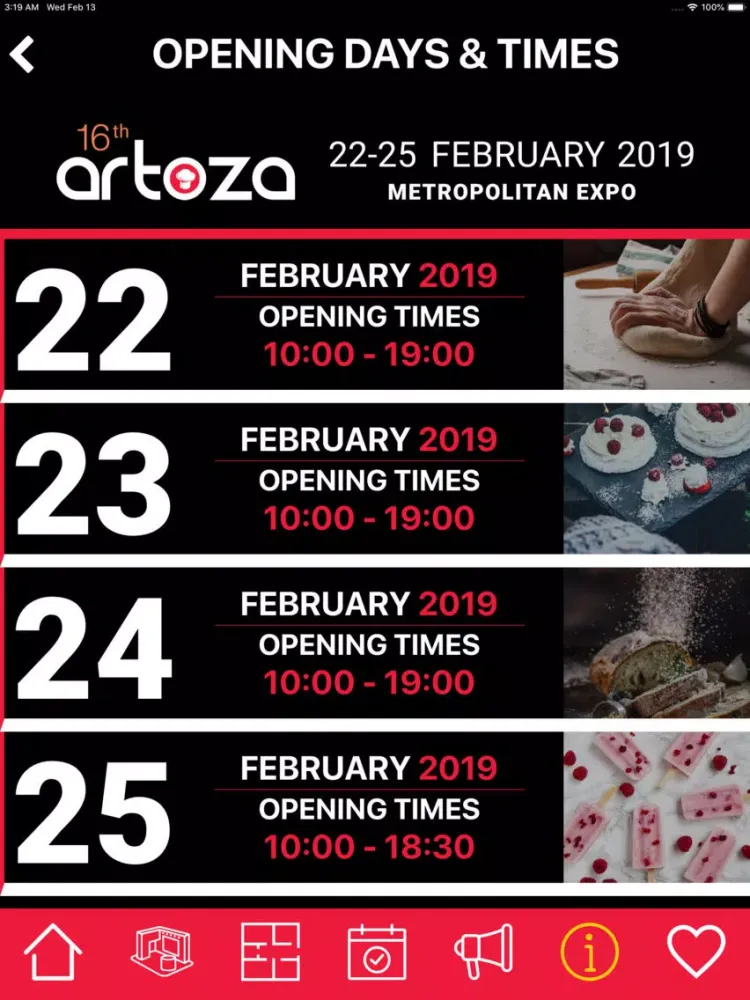 Скриншоты ARTOZA 2019 iPad 