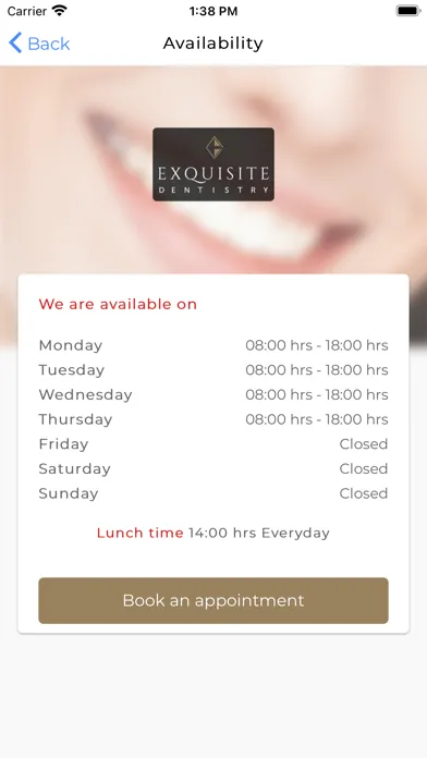 Tangkapan layar Exquisite Dentistry