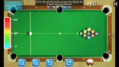 Capturas de tela do Solo 8 Ball