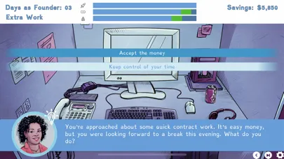Nell Watson's Founder Life Screenshots