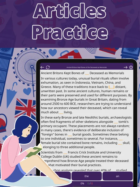 Learn English Course: Articles iPad  スクリーンショット
