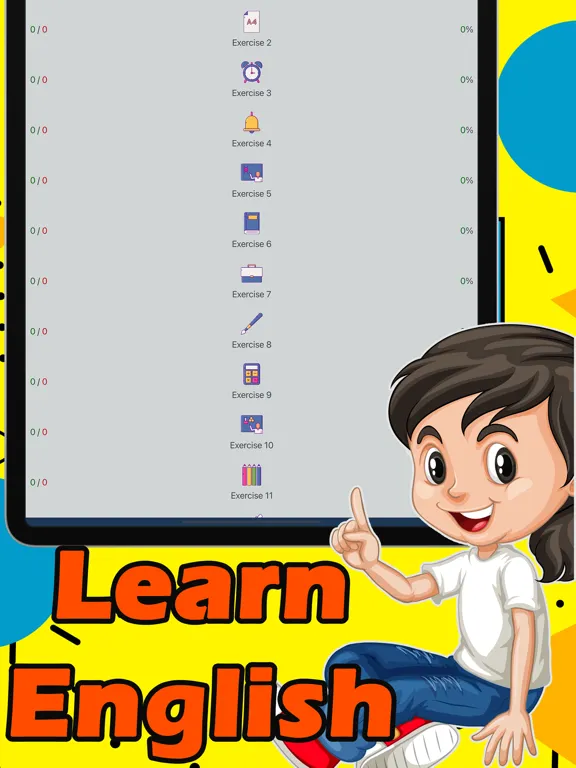 English preposition: Sentences iPad  Screenshots