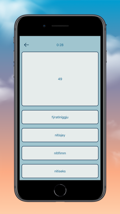 Capturas de pantalla de Numbers in Faroese language