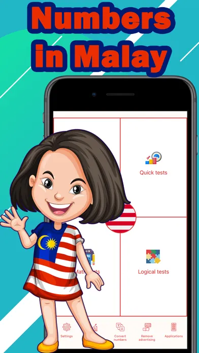 Numbers in Malay language Ekran Görüntüleri