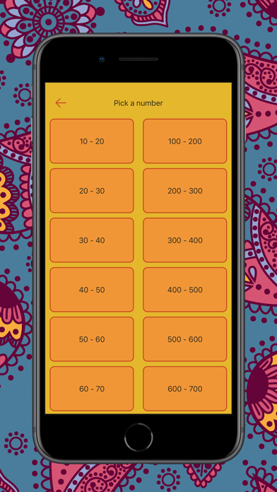 Capturas de tela do Numbers in Persian language
