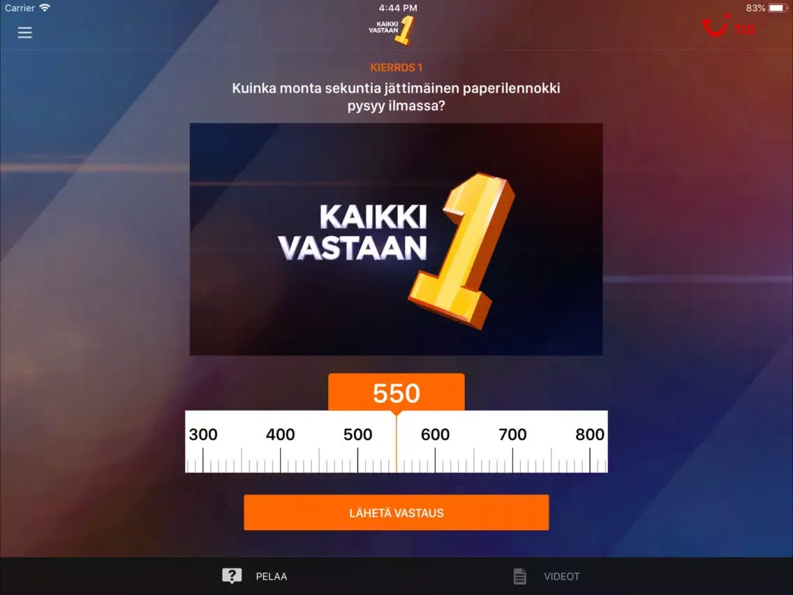 Kaikki vastaan 1 iPad  Screenshots