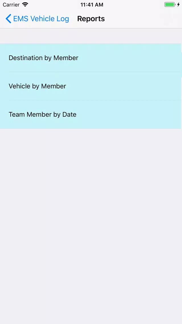 EMS Vehicle/Destination Log应用截图
