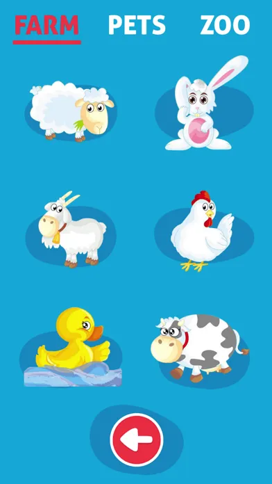 Cute Animals (AD Version) - Animal Sounds & Names Screenshots