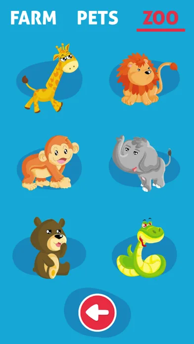Cute Animals (AD Version) - Animal Sounds & Names Screenshots