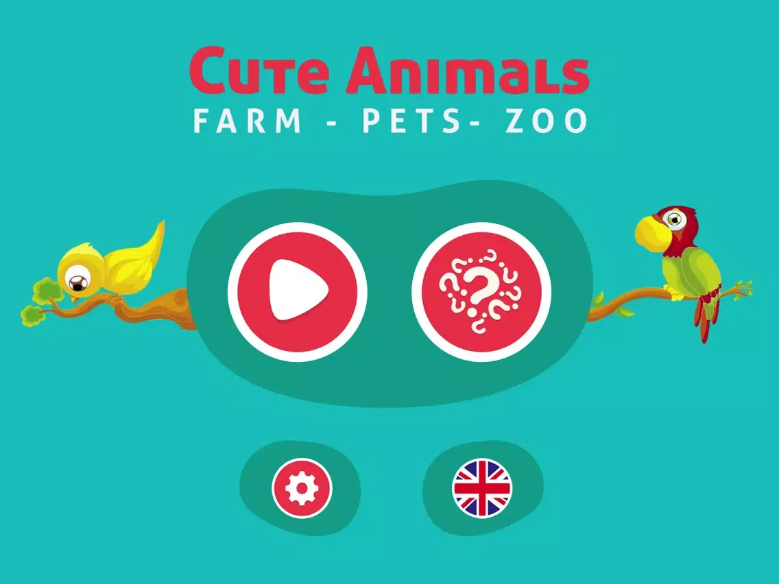 ภาพหน้าจอของ Cute Animals - Learn Animal Sounds, Noises & Names iPad 