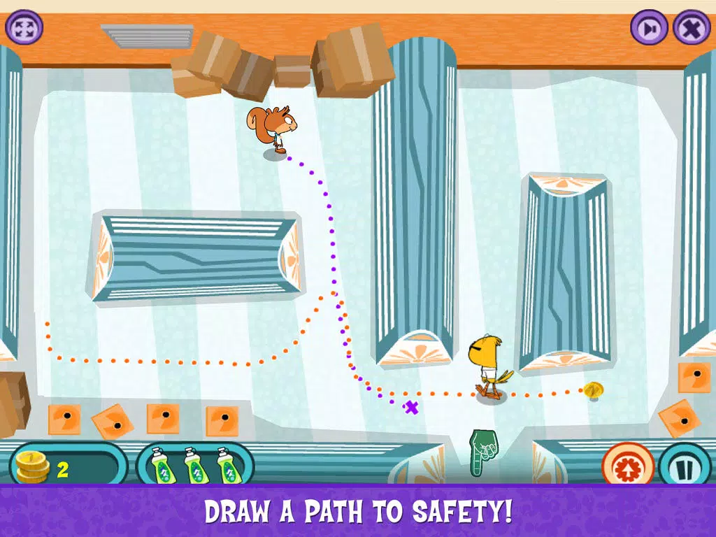 Capturas de tela do Scaredy Squirrel: Boo! iPad 