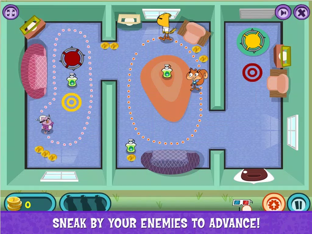 Capturas de tela do Scaredy Squirrel: Boo! iPad 