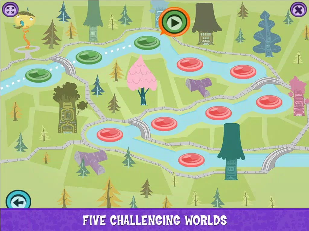 Capturas de tela do Scaredy Squirrel: Boo! iPad 