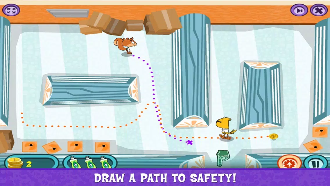 Capturas de tela do Scaredy Squirrel: Boo!