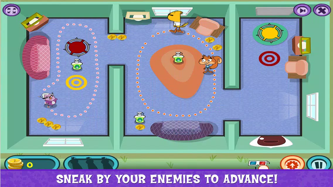 Capturas de tela do Scaredy Squirrel: Boo!