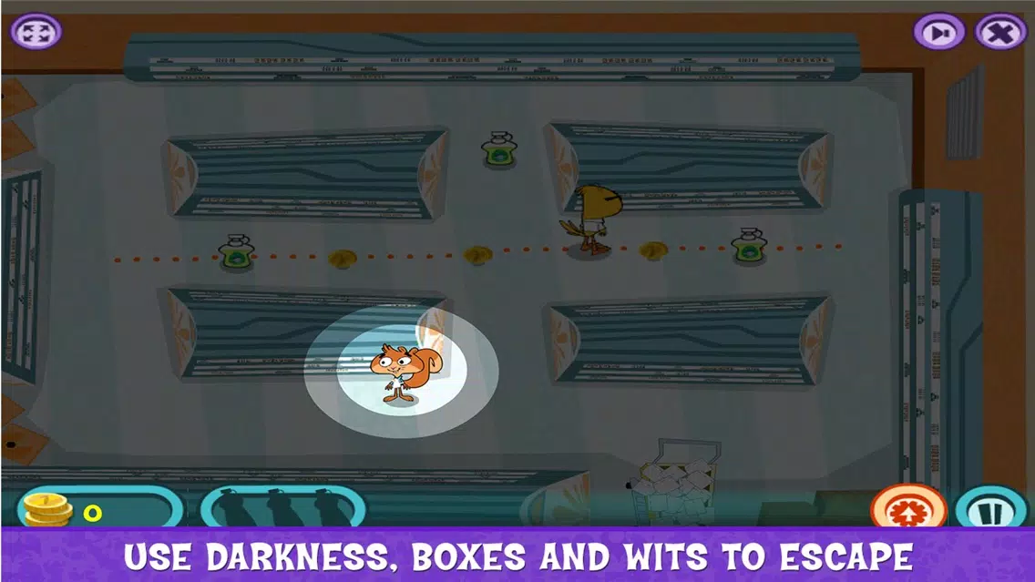 Capturas de tela do Scaredy Squirrel: Boo!