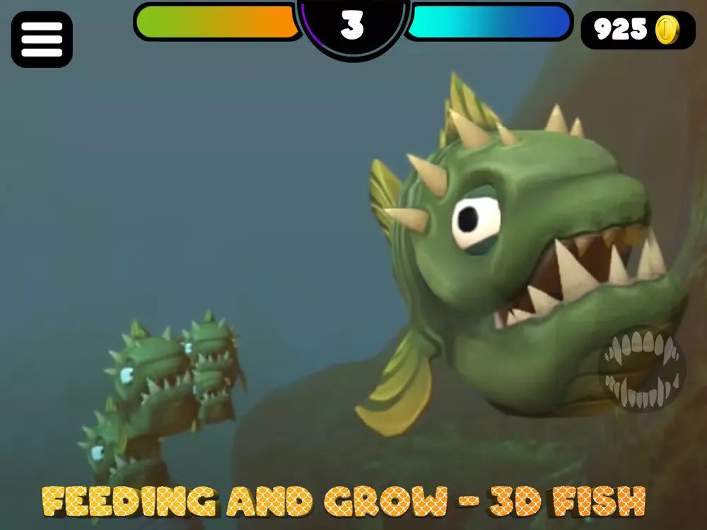 FEEDING AND GROW - 3D FISH iPad 应用截图