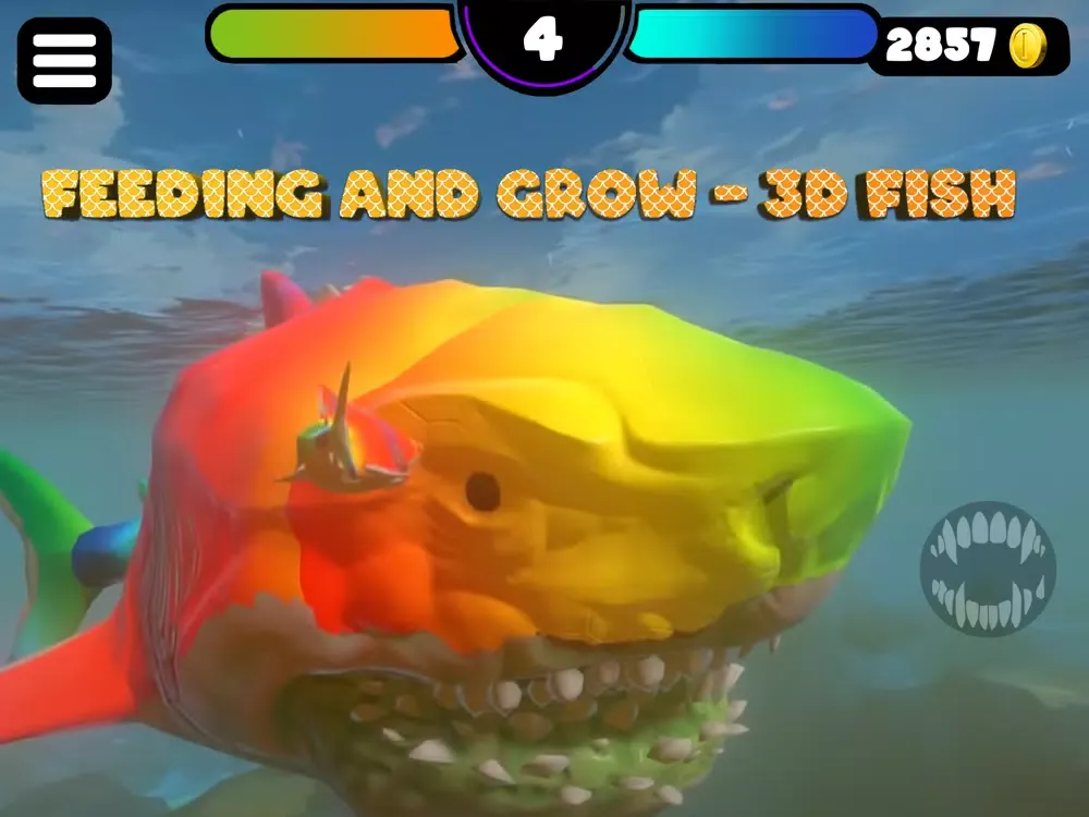 FEEDING AND GROW - 3D FISH iPad 应用截图