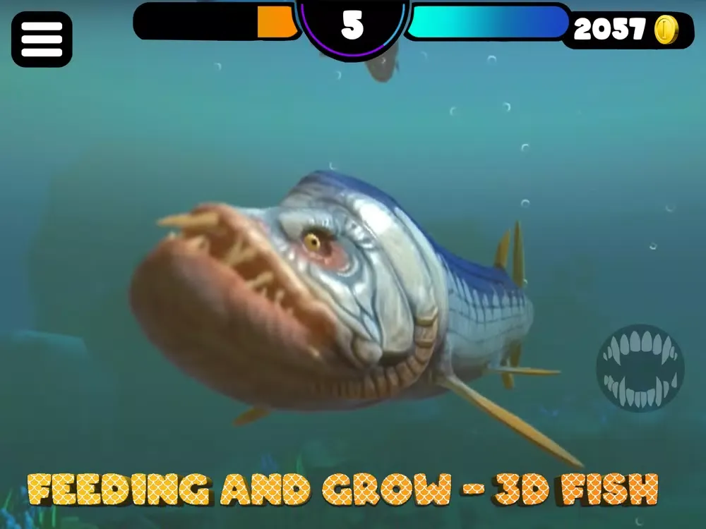 FEEDING AND GROW - 3D FISH iPad 应用截图