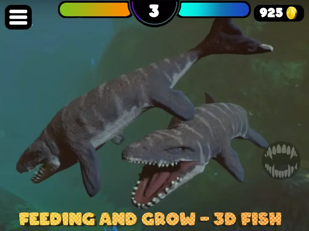 FEEDING AND GROW - 3D FISH iPad 应用截图