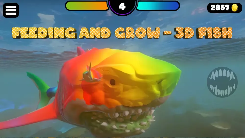 FEEDING AND GROW - 3D FISH应用截图