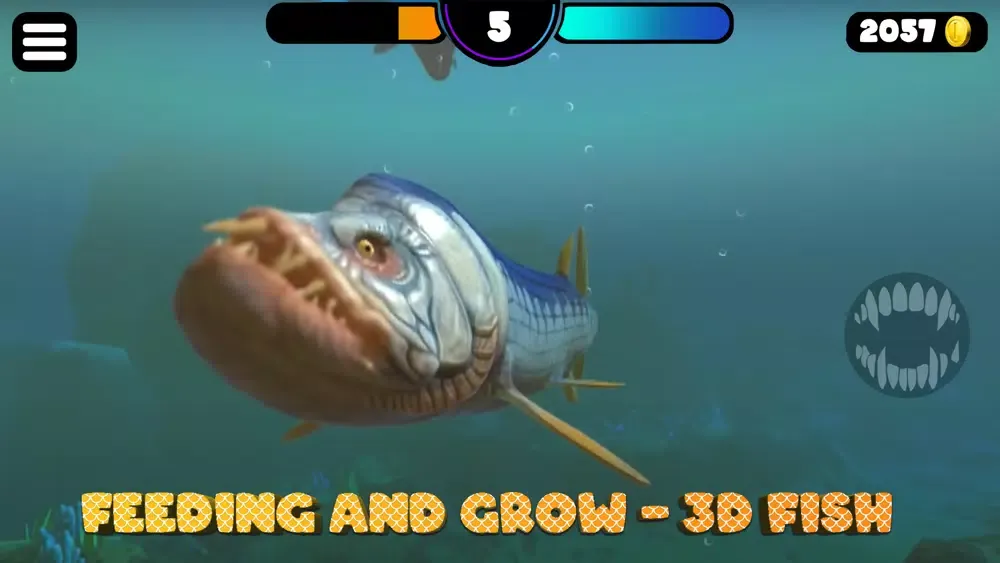 FEEDING AND GROW - 3D FISH应用截图