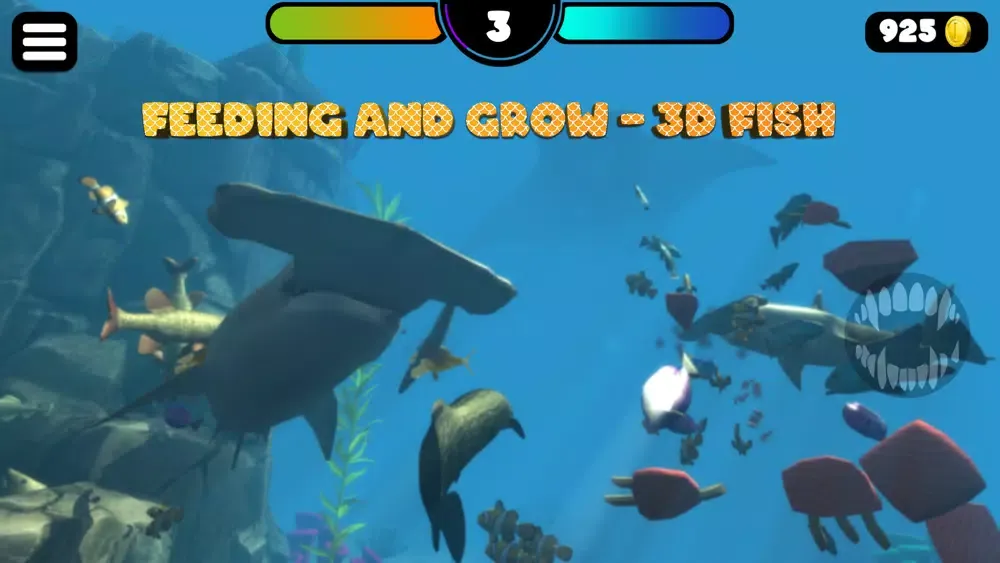 FEEDING AND GROW - 3D FISH应用截图