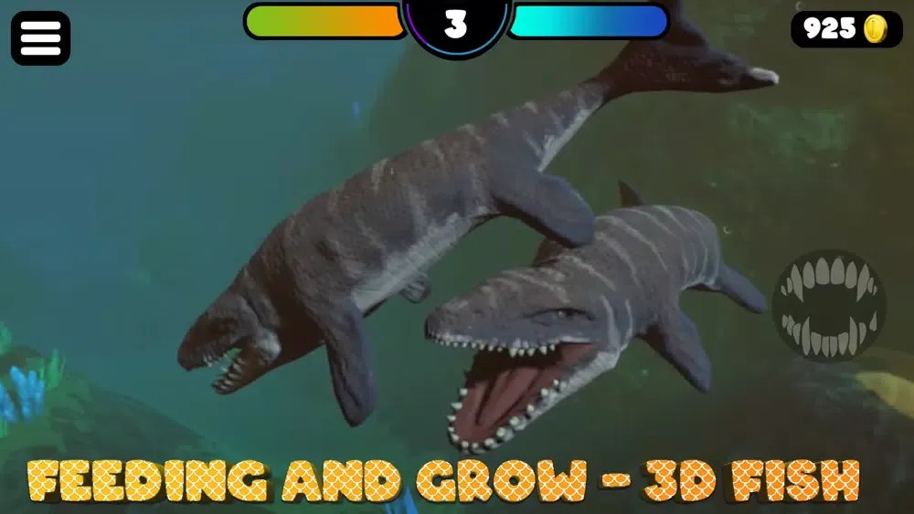 FEEDING AND GROW - 3D FISH应用截图