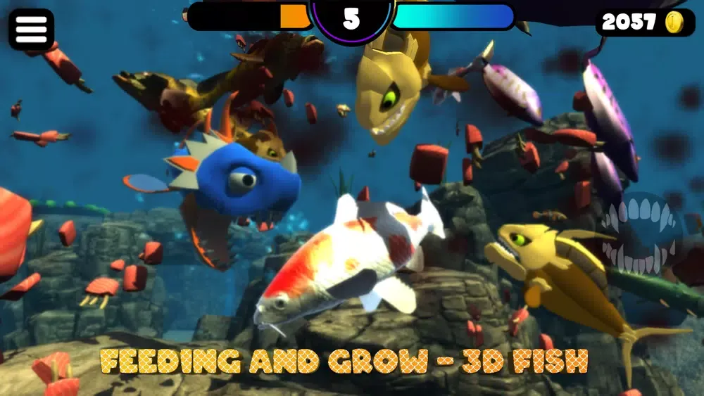FEEDING AND GROW - 3D FISH应用截图