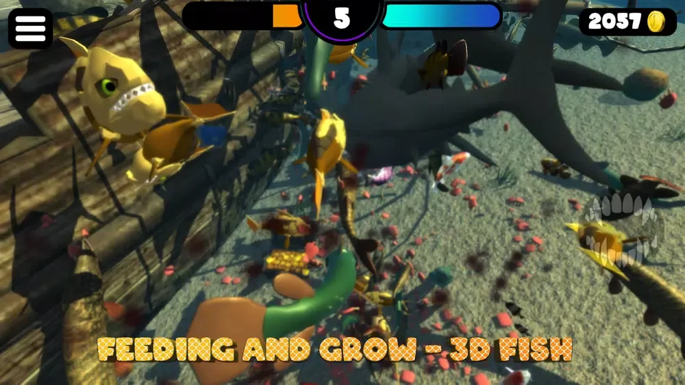 FEEDING AND GROW - 3D FISH应用截图