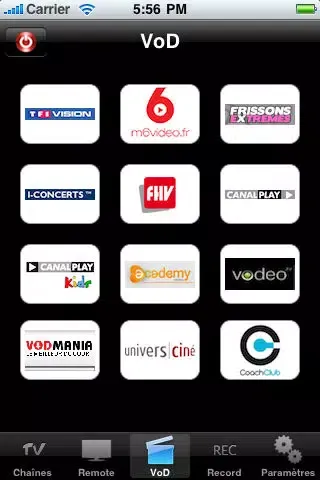 Freebox Remote應用截圖