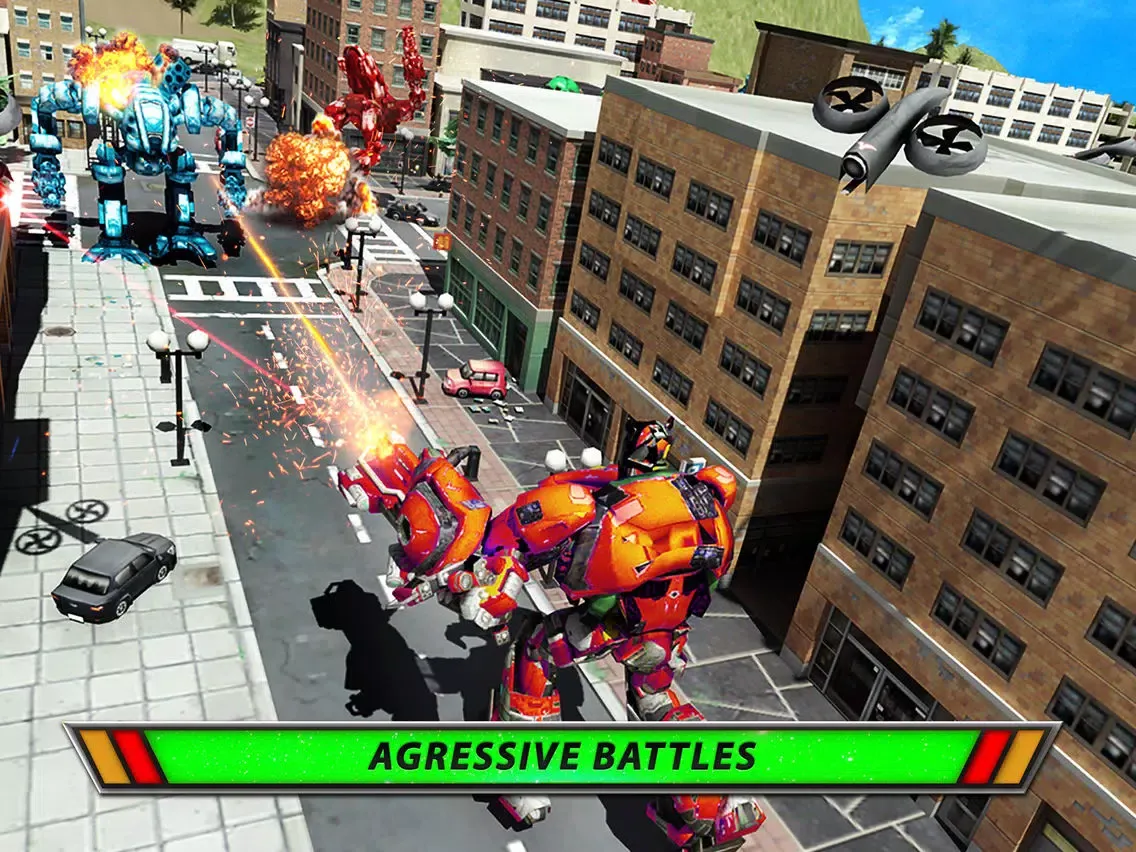 War Robot Motor Bike Transform iPad  স্ক্রিনশট