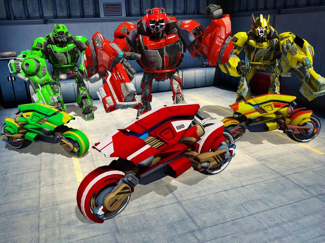 War Robot Motor Bike Transform iPad  স্ক্রিনশট
