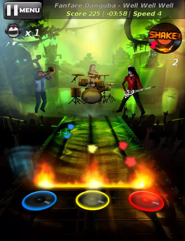 Capturas de tela do Tunes Attack ! Lite (for iPad) iPad 