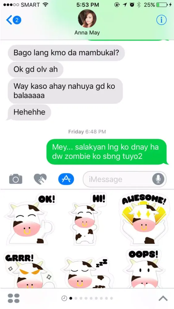 تصاویر Mooo Stickers Pack