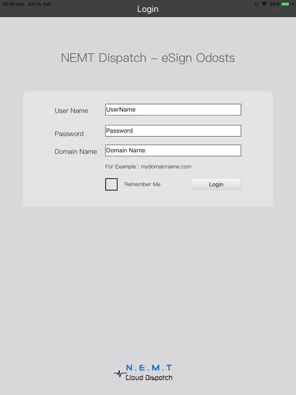تصاویر NEMT Dispatch - eSign Odosts iPad 