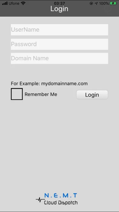 Captures d'écran de NEMT Dispatch – Cloud Premium