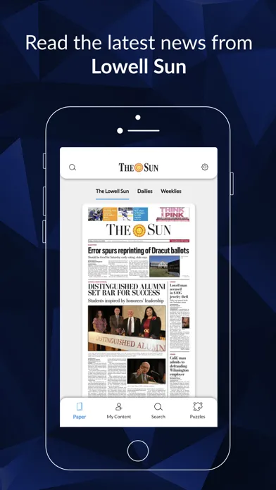 Скриншоты Lowell Sun e-Edition