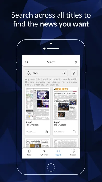 Скриншоты Lowell Sun e-Edition
