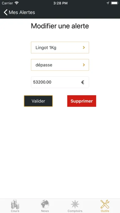 Cours de l'or - gold.fr应用截图