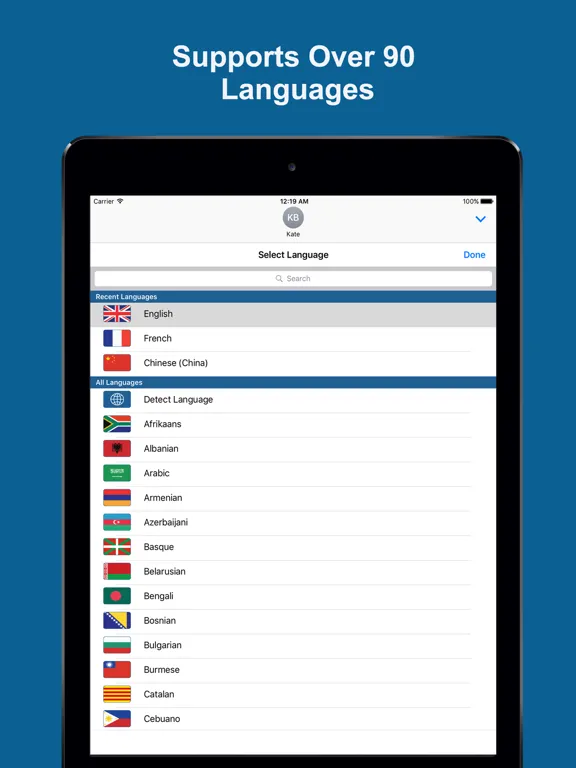 Message Translator - Translate Text Messages (SMS) iPad  Screenshots