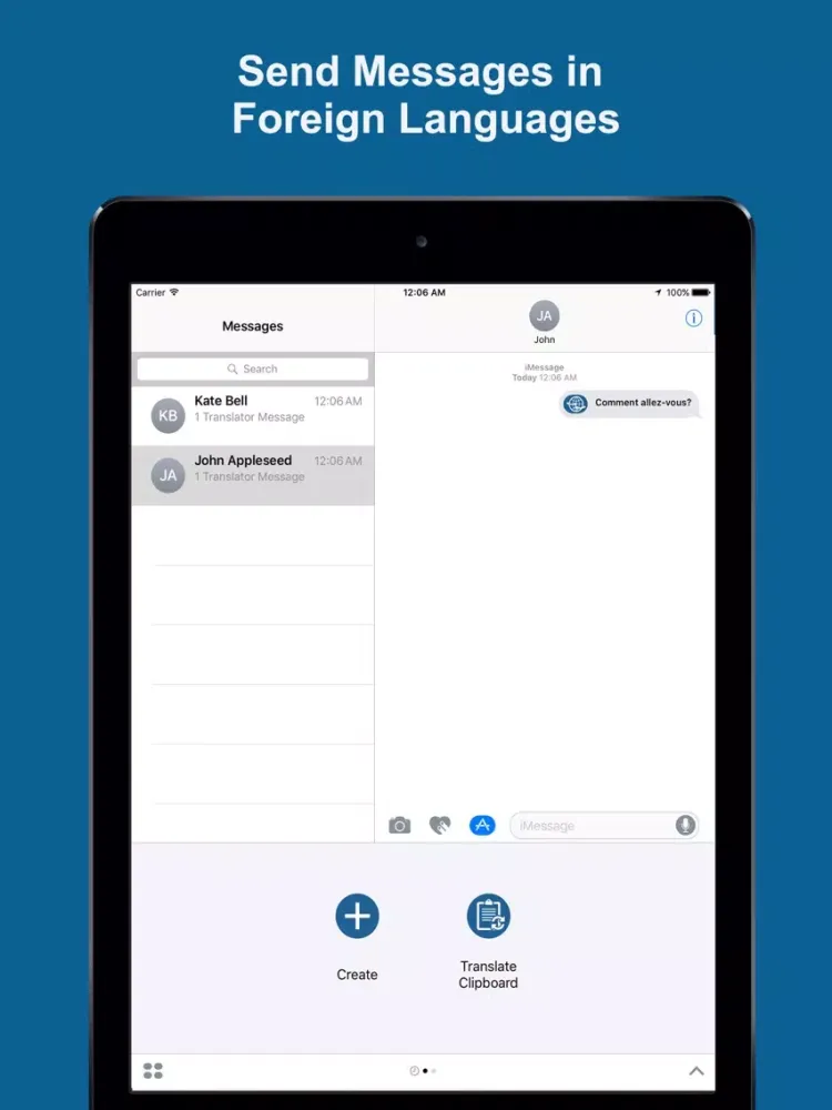 Captures d'écran de Message Translator Pro iPad 
