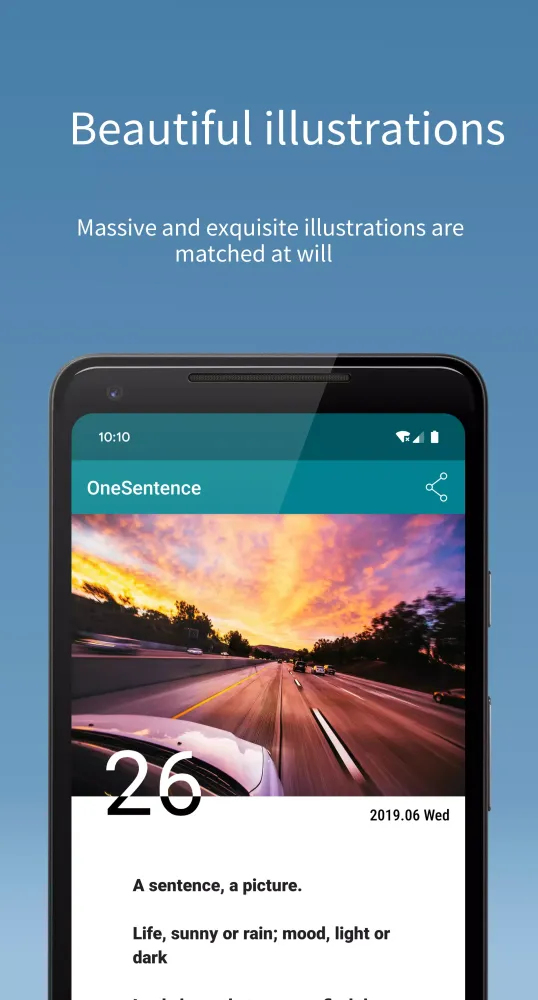 Capturas de tela do One Sentence Diary - Find the