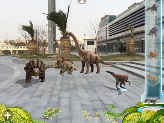 AR Dinosaur Park: Build & Play iPad 應用截圖