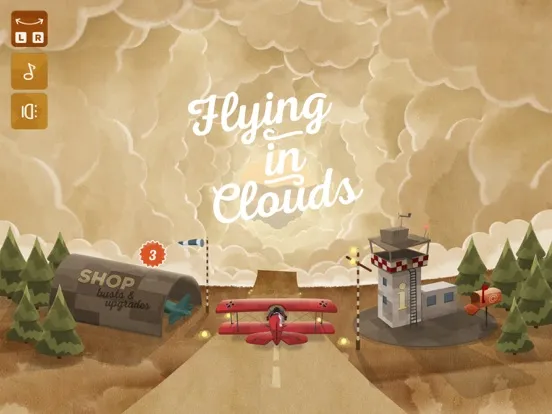 ภาพหน้าจอของ Flying in Clouds iPad 