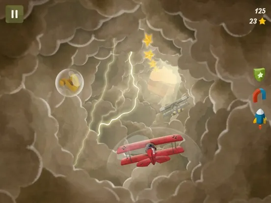 ภาพหน้าจอของ Flying in Clouds iPad 