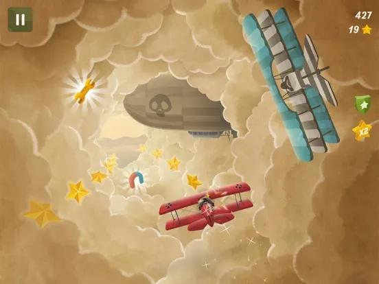 ภาพหน้าจอของ Flying in Clouds iPad 