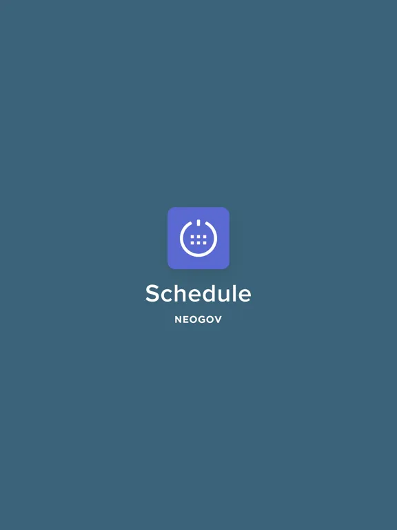 NEOGOV Schedule iPad 应用截图